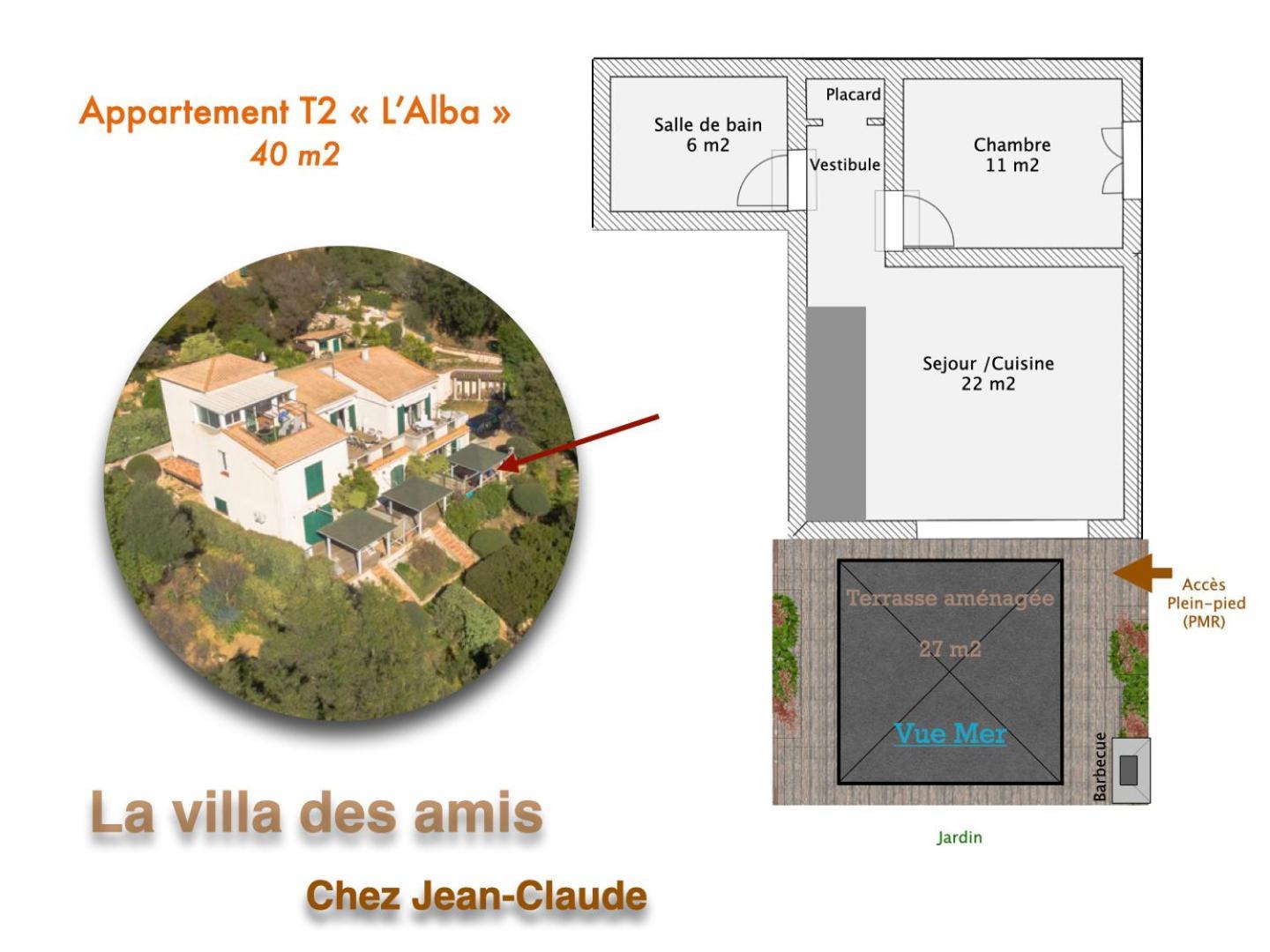 Chez Jean Claude La Villa Des Amis Олмето Екстериор снимка